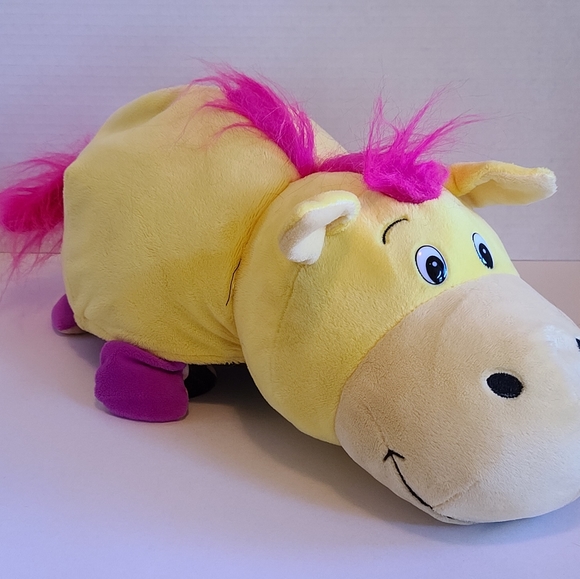 Flip a Zoo Horse to Bunny 16-20in by Jay at Play Transforming Plush 2 in 1 Plush - Picture 8 of 10